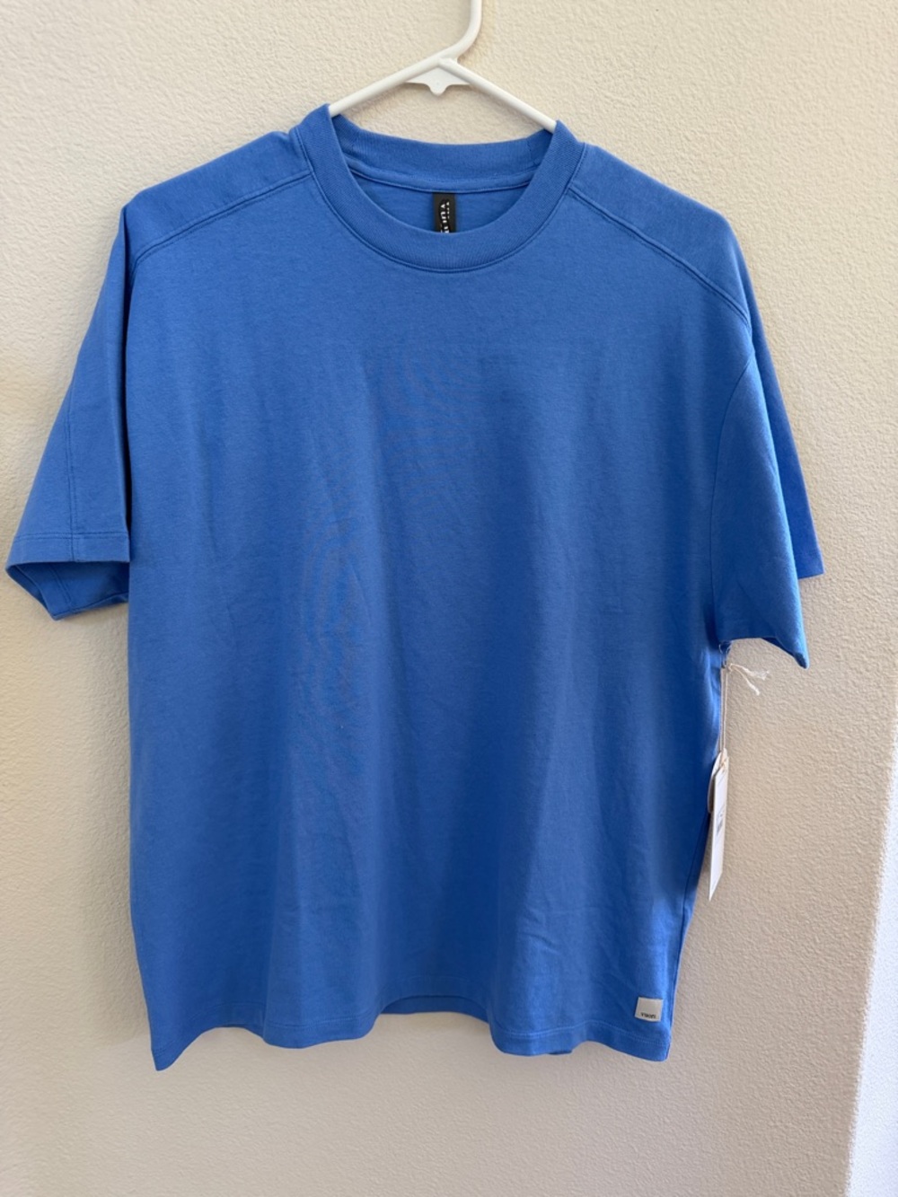 Vuori short sleeve heavyweight Oversized Tee Riviera Blue NWT - Picture 4 of 6